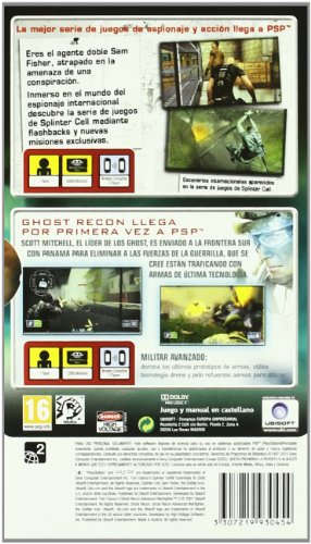 Pack de 2 Splinter Cell + Ghost Recon AW Pack de 2 Splinter Cell + Ghost Recon AW